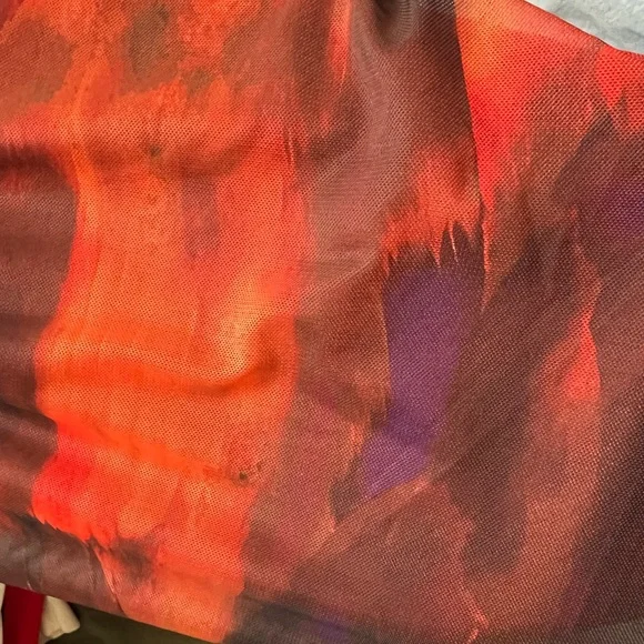 Fiery sunset mesh dress 🔥 - never worn - Picture 3 of 9